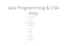 solve java dsa problems and fix java programming bugs